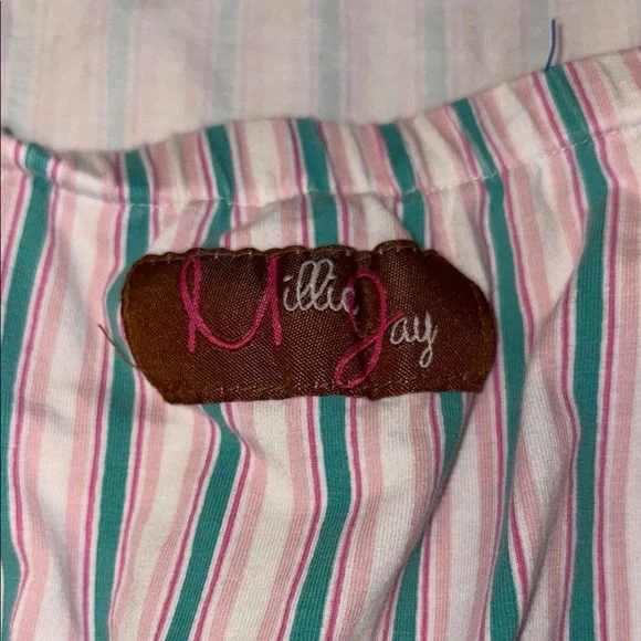 Striped Kids One Piece Jumpsuit - Picture 2 of 3